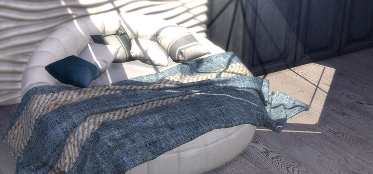 Sims 4 CC Bedroom Blankets