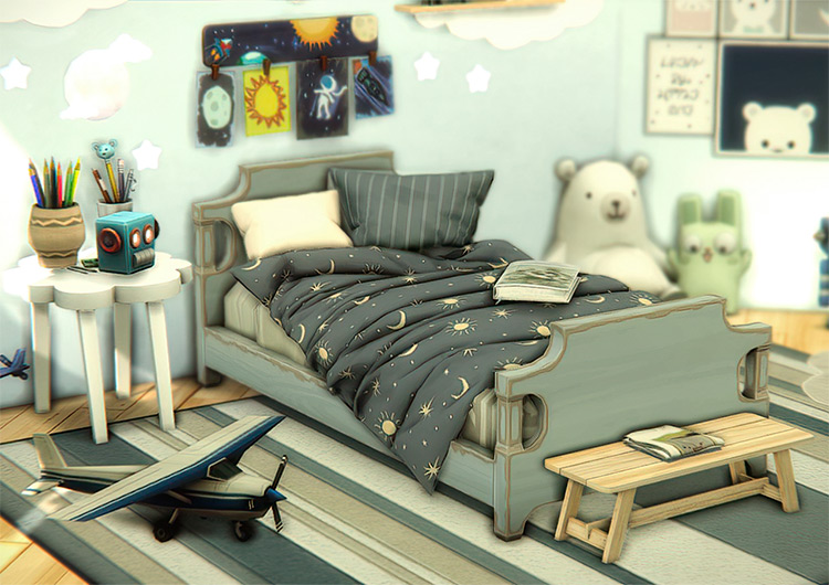 sims 4 bed cc