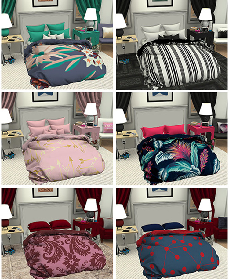 Sims 4 Blankets   Comforters  The Best CC For Keeping Cozy   FandomSpot - 39