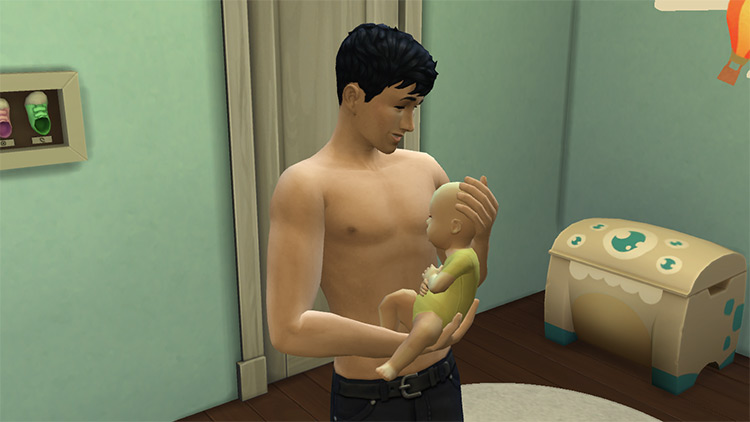 Male Breastfeeding Mod for The Sims 4