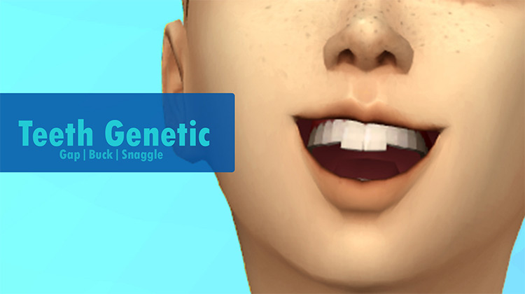 Teeth Genetic TS4 Mod