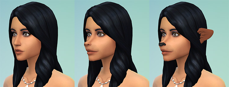 Snouts for Sims TS4 Mod