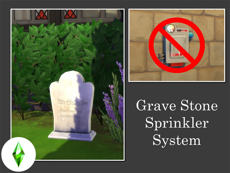 Grave Stone/Tomb Stone TS4 Mod