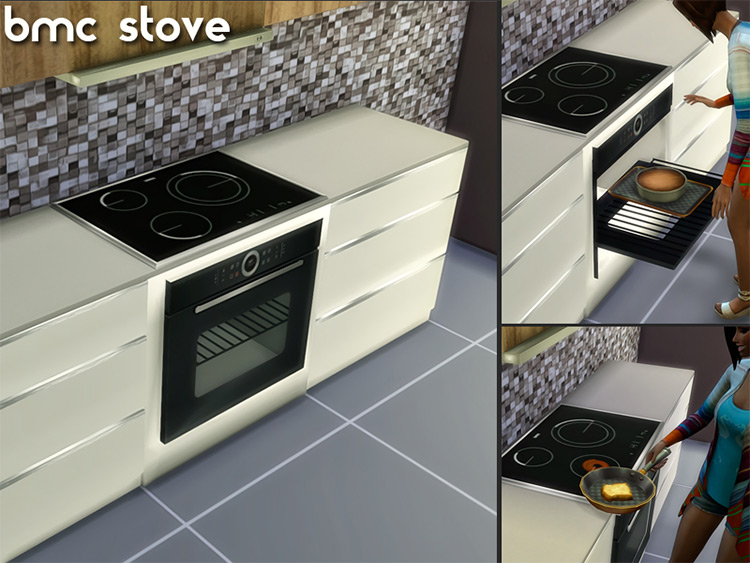 BMC Stove CC for The Sims 4