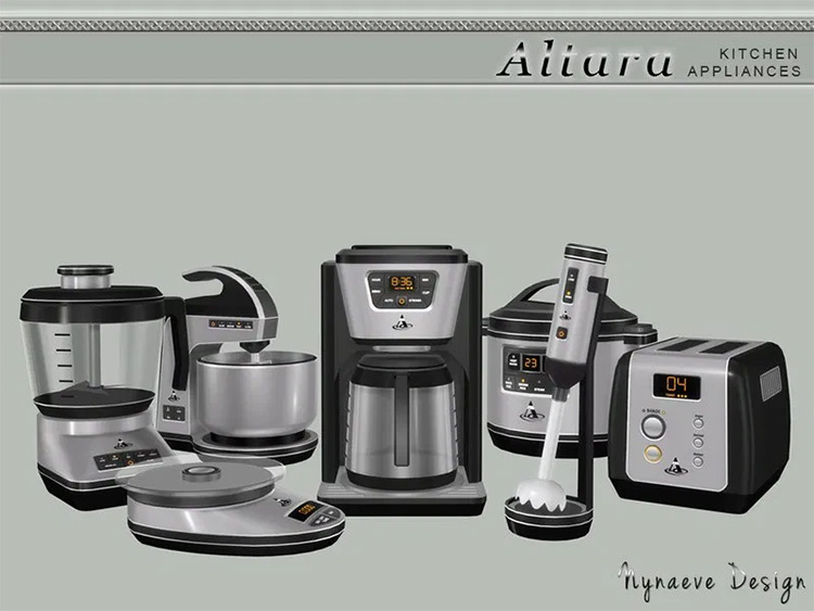 Altara Kitchen Appliances Set - Sims 4 Modpack