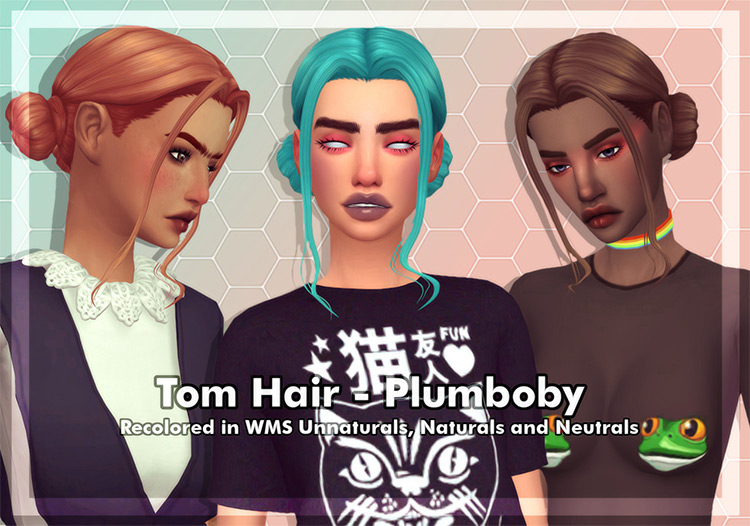 Sims 4 CC  Cutest Double Bun Hairdos To Download   FandomSpot - 32