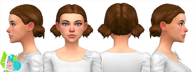 curly space buns sims 4