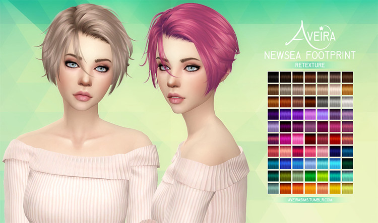 female sims 4 cc hair short