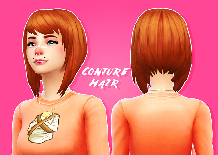 Conjure hairdo Sims4 CC