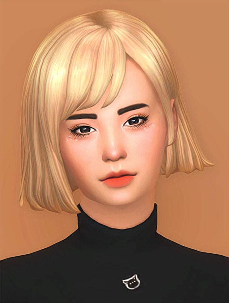 sims 4 female short hair sims 4 cc female long maxis match hair