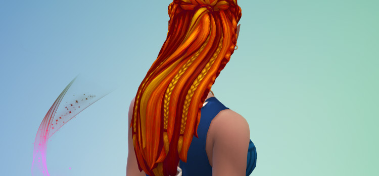 sims 4 hair braids texture