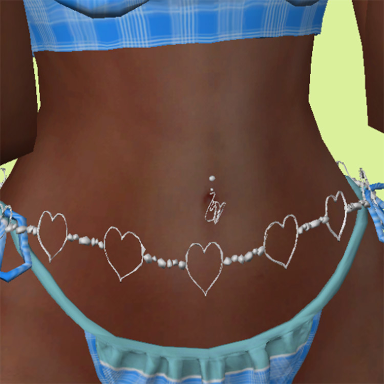 Sims 4 CC  Best Belly Rings   Belly Button Piercings   FandomSpot - 23