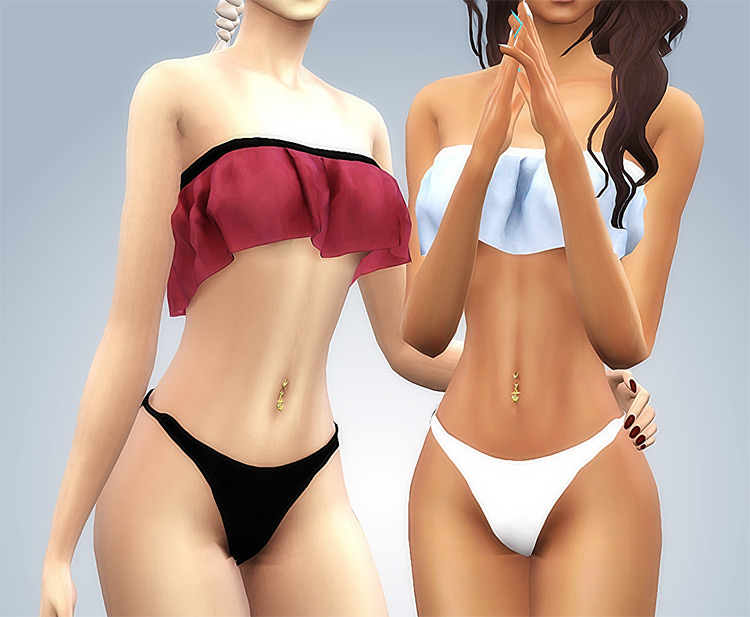 Sims 4 CC  Best Belly Rings   Belly Button Piercings   FandomSpot - 36