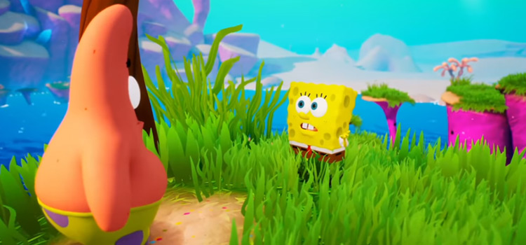 Patrick and SpongeBob screenshot in BFBB HD Rehydrated