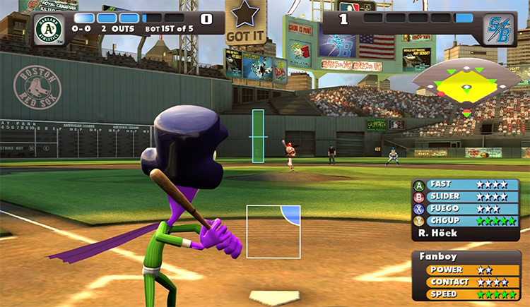 Nicktoons MLB gameplay screenshot