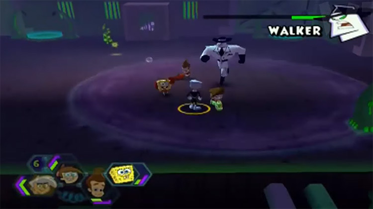 Walker battle Nicktoons Unite!