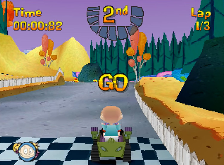 Nicktoons Racing game screenshot