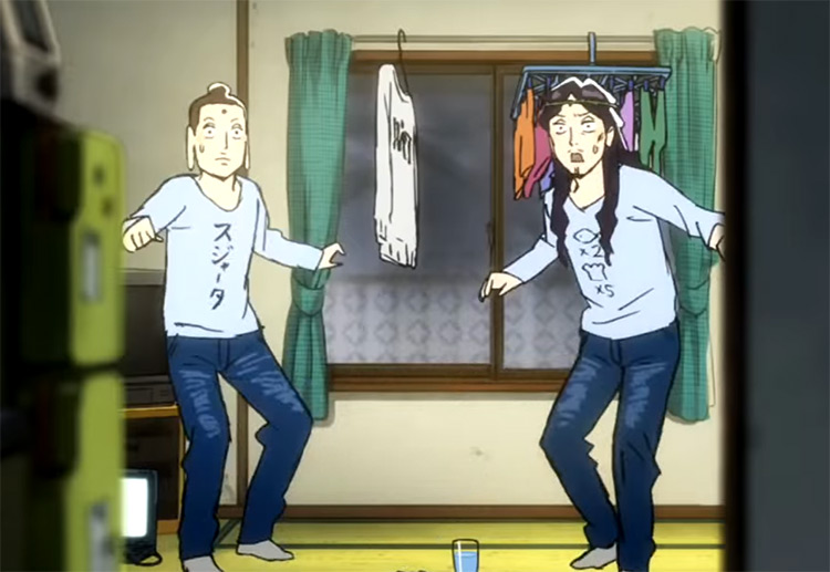 Jesus and Buddha in their room Saint Young Men Anime