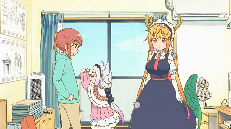 Miss Kobayashi's Dragon Maid Anime screenshot