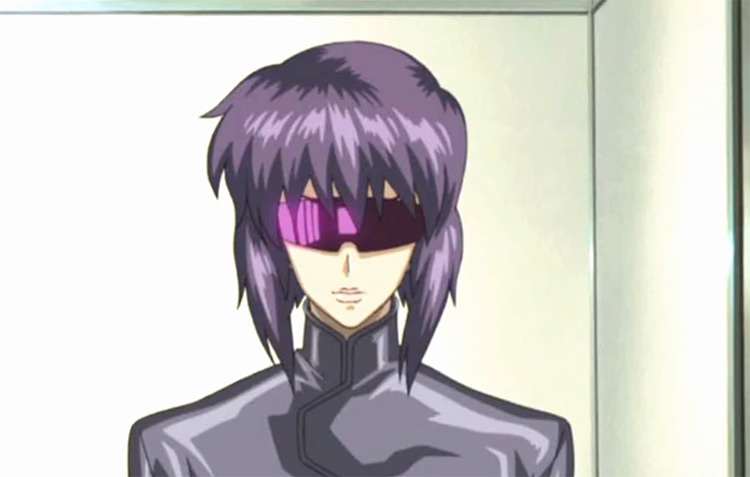 Motoko Kusanagi in Ghost in the Shell anime