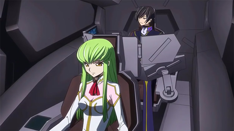 Lelouch and CC - Code Geass Anime Screenshot