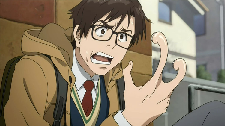 Shinichi Izumi in Parasyte