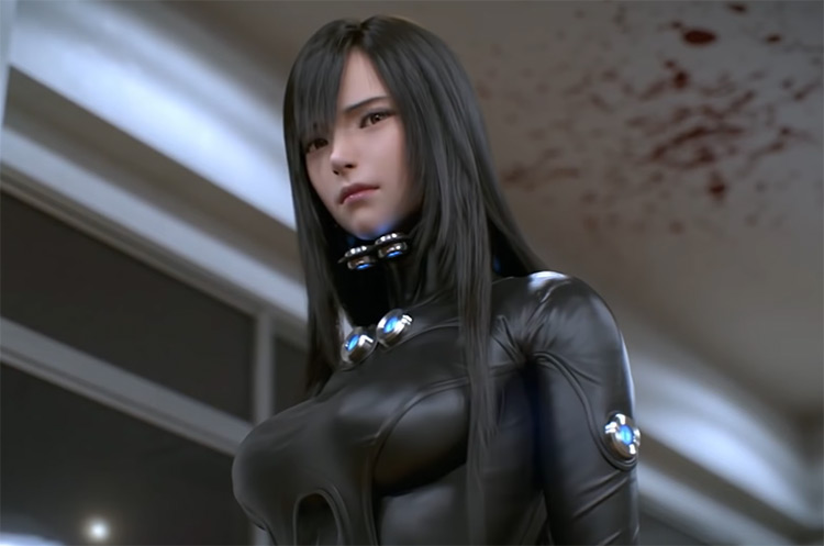 Girl character in Gantz: 0 Anime