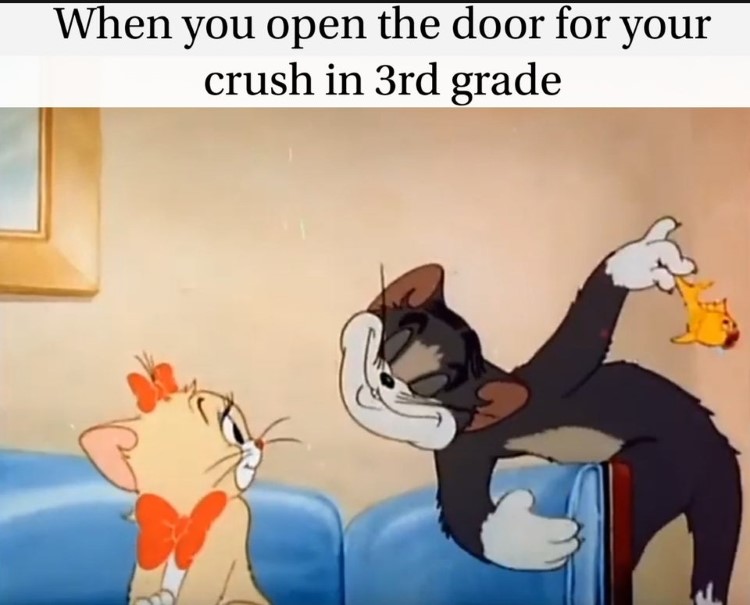 Open the door for crush 3rd grade