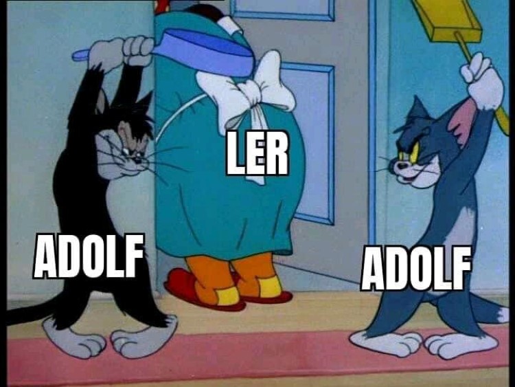 Adolf, Adolf, Ler Tom meme