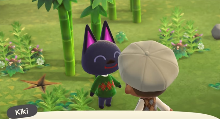 Kiki cat in Animal Crossing New Horizons