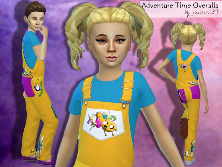 Adventure Time Overalls - Sims 4 Clothes CC