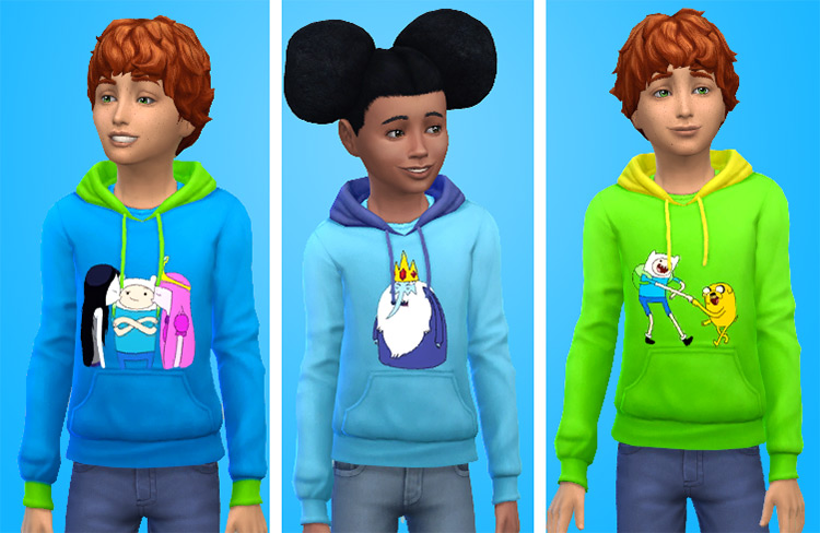 Adventure Time Hoodie TS4 CC