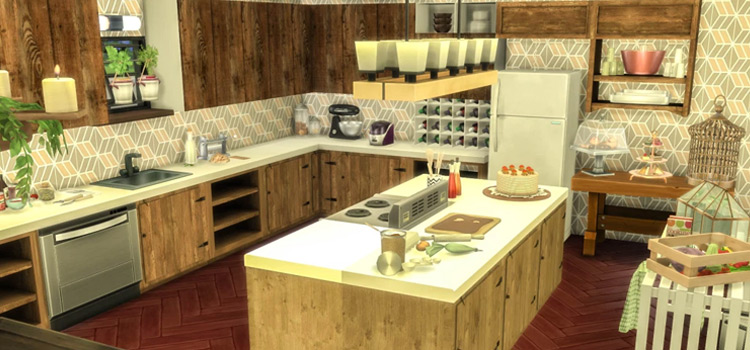 Sims 4 CC Kitchen Furniture