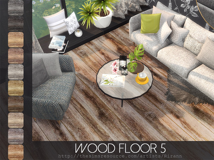 Wood Flooring CC Set for The Sims 4