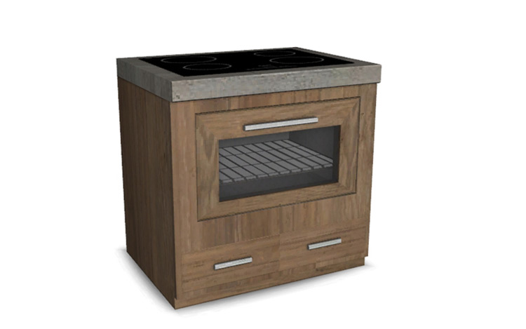 Kayo Kitchen Stove CC for The Sims 4