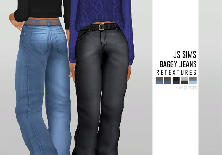 Labe Absicht Nachtlokal Sims Baggy Jeans Gl Ubige Wohnung Ein Satz