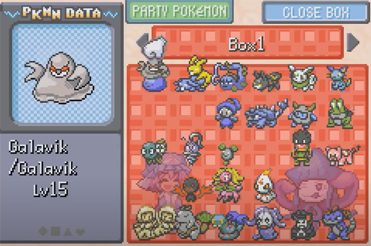 Pokémon Clover ROM hack screenshot