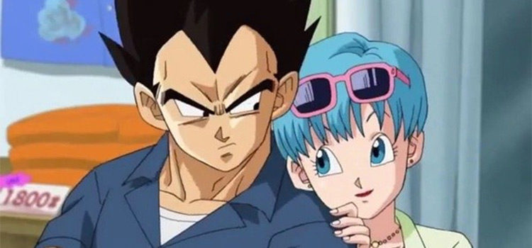 Vegeta and Bulma Dagonball anime screenshot