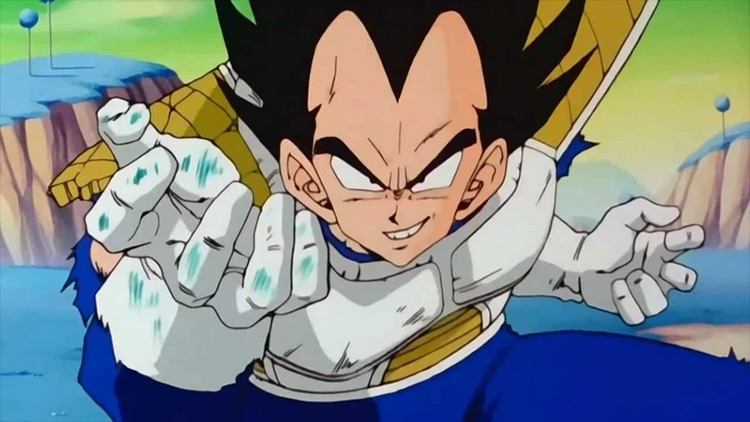 Vegeta from Dragon Ball anime