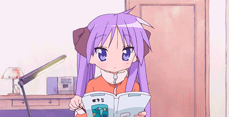 Kagami Hiiragi from Lucky Star anime