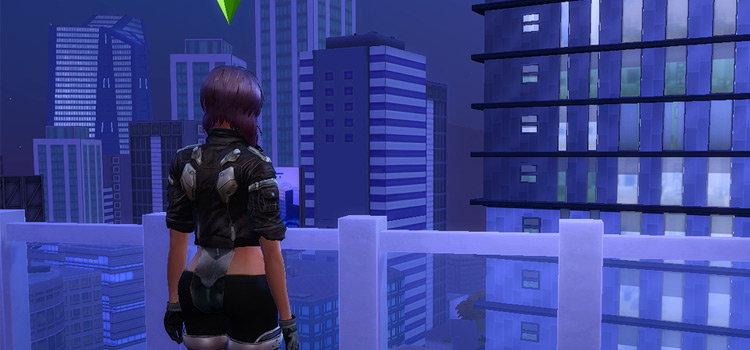 Ghost in the Shell Major - Sims 4 CC Screenshot