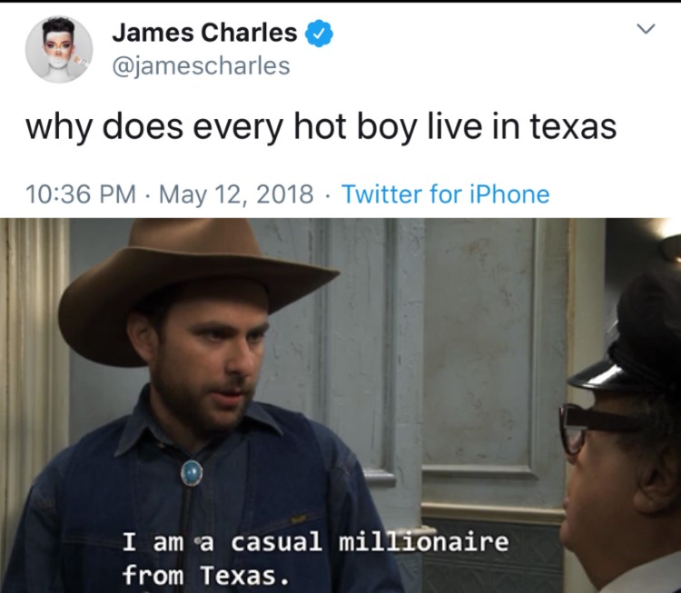Charlie Day Meme - I am a casual millionaire from Texas
