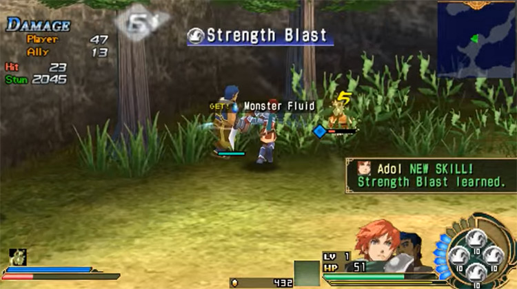 Ys SEVEN gameplay screenshot