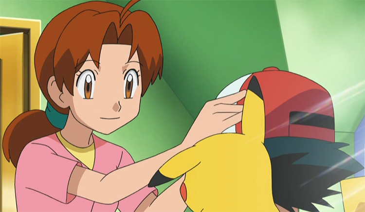 Delia Ketchum Pokémon anime screenshot