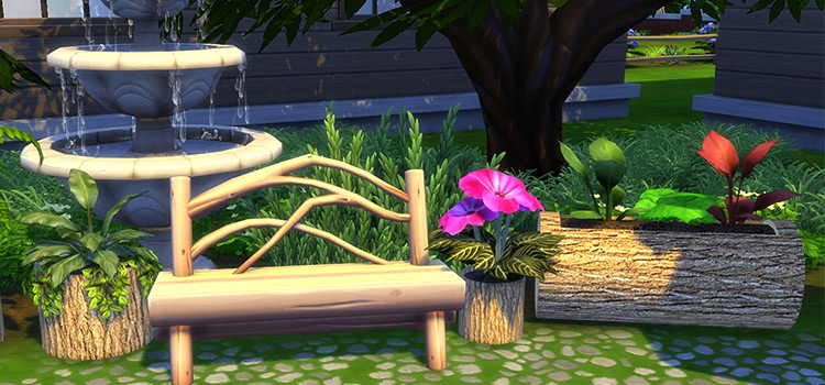 Nature and flowerpots CC/Mods for Sims 4