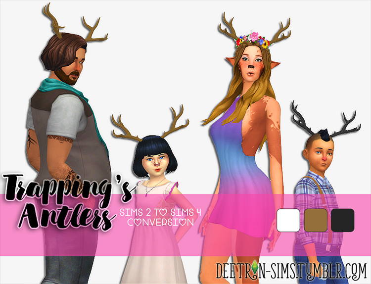 Sims 4 CC  Custom Horns   Antlers Mods  All Free    FandomSpot - 90