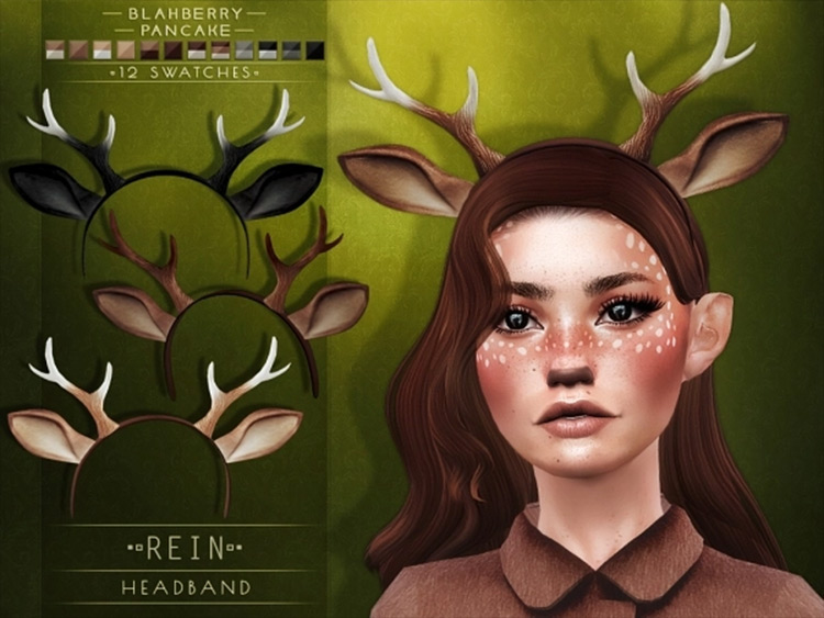 Rein Headband CC by Blahberry Pancake Sims 4