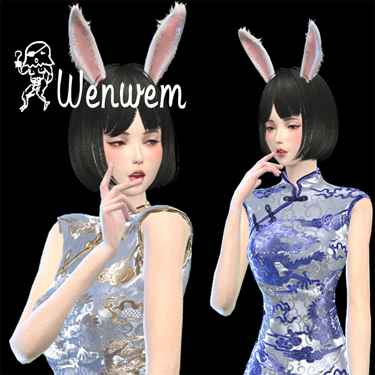 Sims 4 CC  Cutest Cat   Bunny Ears Accessories   FandomSpot - 11