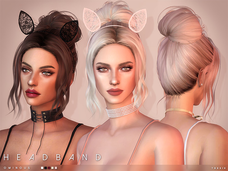 Sims 4 CC  Cutest Cat   Bunny Ears Accessories   FandomSpot - 22