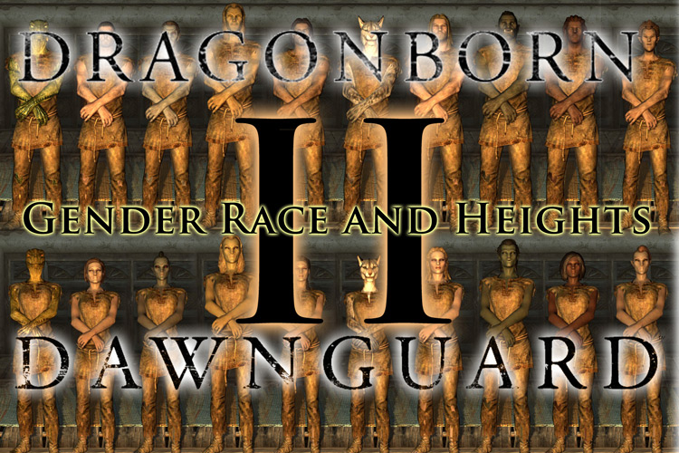 Gender & Race Heights Mod for Skyrim